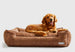 NATURAL VINTAGE LOUNGE DOG BED