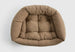 WARBY BEIGE NAPPER DOG BED