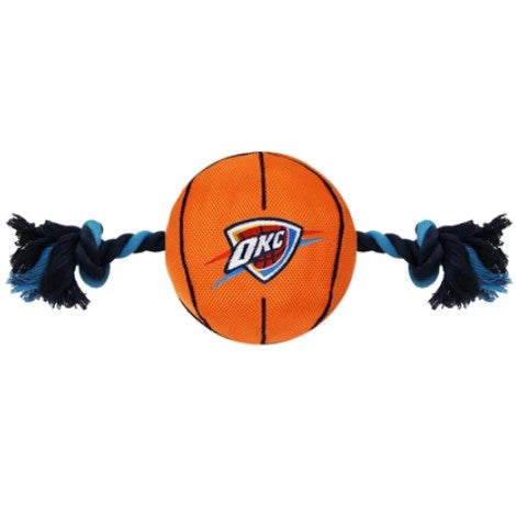 OKLAHOMA CITY THUNDER BASKETBALL DOG TOY