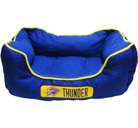 OKLAHOMA CITY THUNDER DOG CUDDLE BED