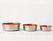 ORANGE ANTI SLIP SLOW FEEDER DOG BOWL
