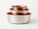 ORANGE ANTI SLIP SLOW FEEDER DOG BOWL