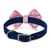 PEACHESNCREAM NOUVEAU BOW DOG COLLAR