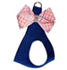 PEACHESNCREAM GLEN HOUNDSTOOTH NOUVEAU BOW STEP IN DOG HARNESS