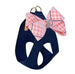 PEACHESNCREAM GLEN HOUNDSTOOTH NOUVEAU BOW STEP IN DOG HARNESS
