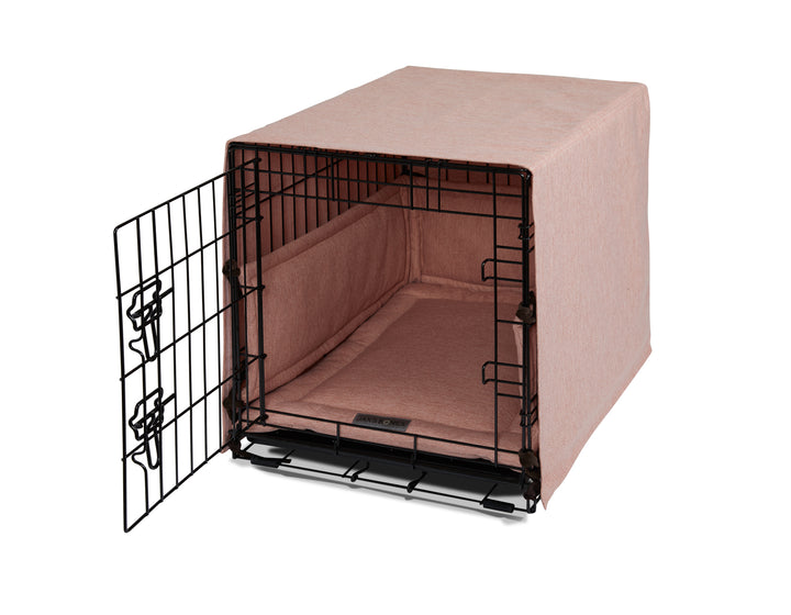 MARGAUX PINK BERRY DOG CRATE COVER SET