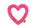 PINK HEART 7" ROPE DOG TOY