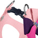 PINK IS LOVE PINWHEEL STEP-IN DOG HARNESS