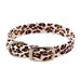 PINK CHEETAH COUTURE CRYSTAL PAWS DOG COLLAR