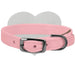 PINK IS LOVE 3 LAYER HEART 1/2" DOG COLLAR