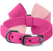 PINK VELVET DOG COLLAR