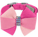 PINK VELVET DOG COLLAR