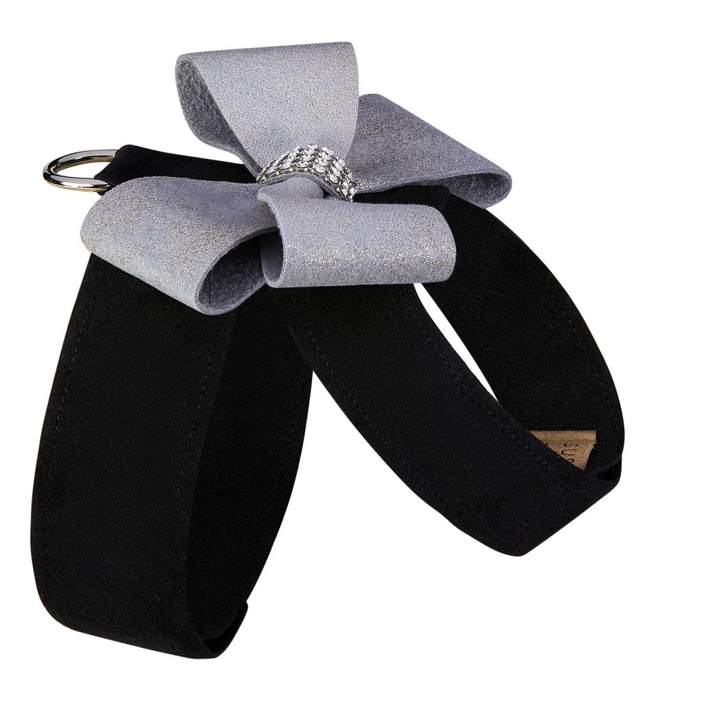 PLATINUM GLITZERATI NOUVEAU BOW TINKIE DOG HARNESS