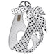 POLKA DOT TAIL BOW STEP IN DOG HARNESS
