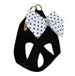POLKA DOT NOUVEAU BOW STEP-IN DOG HARNESS