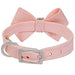 PUPPY PINK GLITZERATI NOUVEAU BOW DOG COLLAR