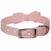 PUPPY PINK GLITZERATI BIG BOW DOG COLLAR