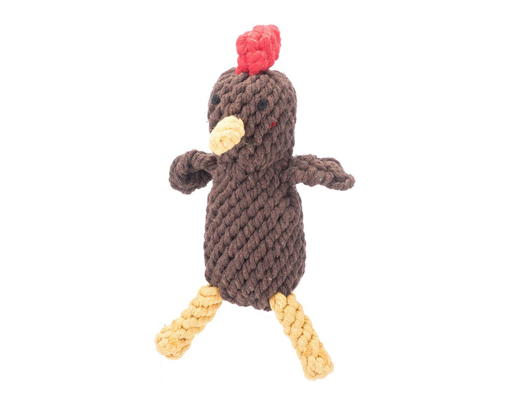 RANDALL THE 7" ROOSTER ROPE DOG TOY