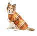 RUST PLAID DOG BLANKET COAT