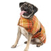 RUST PLAID DOG BLANKET COAT