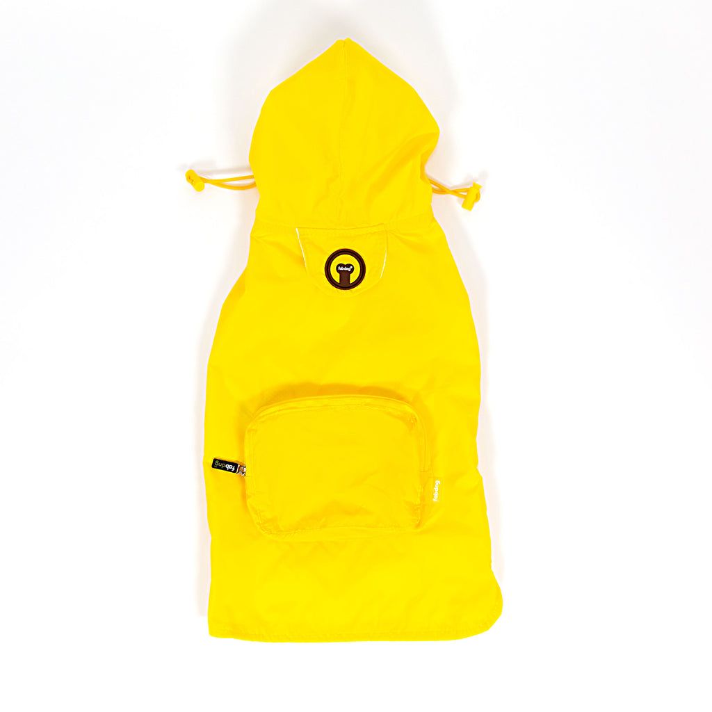 YELLOW PACKAWAY DOG RAINCOAT