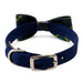 SCOTTY FOREST PLAID BOW TIE DOG COLLAR