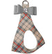 SCOTTY PLAID PLATINUM BIG BOW STEP-IN DOG HARNESS