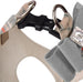 SCOTTY PLAID PLATINUM BIG BOW STEP-IN DOG HARNESS