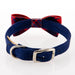SCOTTY CHESTNUT PLAID BOW TIE DOG COLLAR