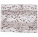SOFT PLATINUM SNOW LEOPARD DOG BLANKET