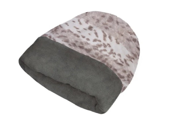 SOFT PLATINUM SNOW LEOPARD DOG CUDDLE CUP