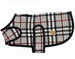 STEEL TARTAN PLAID DOG BLANKET COAT