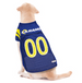 LOS ANGELES RAMS PET STRIPED NFL DOG JERSEY