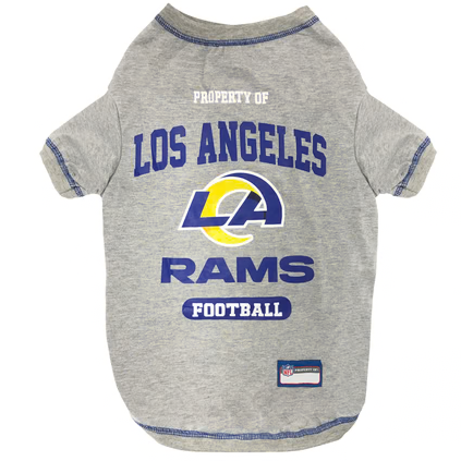 LOS ANGELES RAMS DOG TEE SHIRT