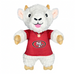 SAN FRANCISCO 49ers GOAT FLASH DOG TOY
