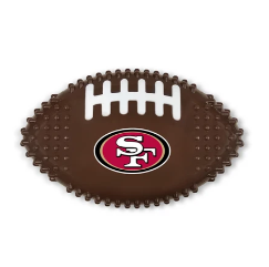 SAN FRANCISCO 49ers HARD NYLON FOOTBALL CHEW TOY
