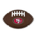 SAN FRANCISCO 49ers HARD NYLON FOOTBALL CHEW TOY
