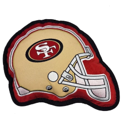 SAN FRANCISCO 49ERS HELMET TOUGH DOG TOY