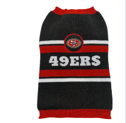 SAN FRANCISCO 49ERS DOG SWEATER