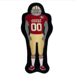 SAN FRANCISCO 49ERS  PLAYER TOUGH DOG TOY