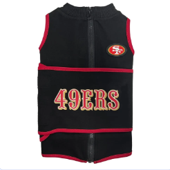 SAN FRANCISCO 49ERS SOOTHING SOLUTION DOG VEST