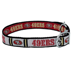 SAN FRANCISCO 49ers REVERSIBLE DOG COLLAR