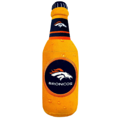 DENVER BRONCOS BOTTLE DOG TOY