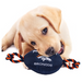 DENVER BRONCOS NYLON FOOTBALL DOG TOY
