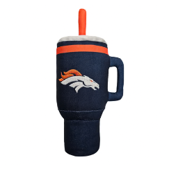 DENVER BRONCOS NYLON TUMBLER DOG TOY