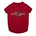 ARIZONA CARDINALS STRIPE TEXT DOG TEE SHIRT