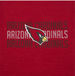 ARIZONA CARDINALS STRIPE TEXT DOG TEE SHIRT