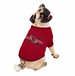 ARIZONA CARDINALS STRIPE TEXT DOG TEE SHIRT