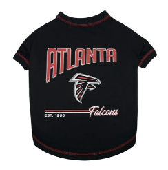 ATLANTA FALCONS BOLD CITY TEXT DOG TEE SHIRT