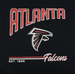 ATLANTA FALCONS BOLD CITY TEXT DOG TEE SHIRT